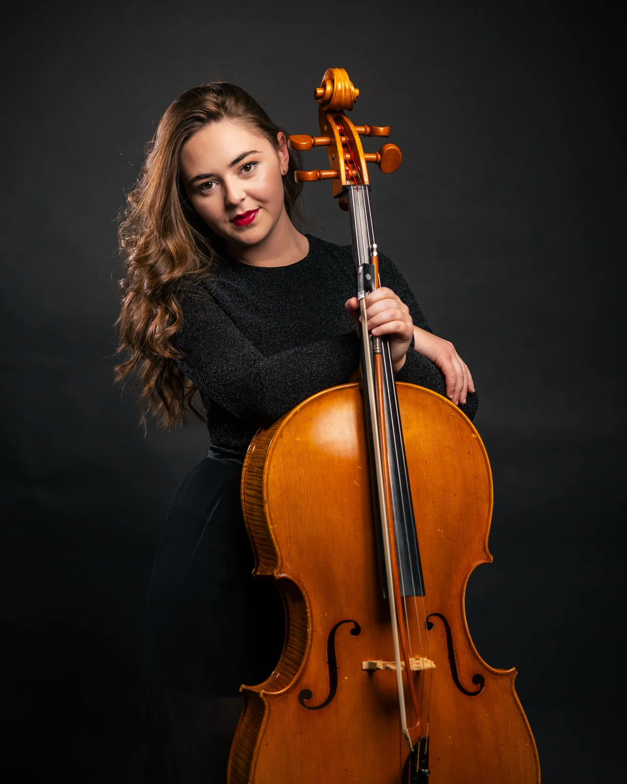 Portret violončelistke