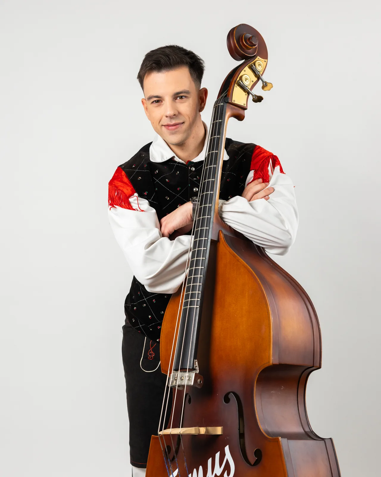 Portret kontrabasista